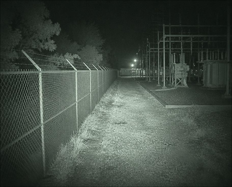 Representative surveillance feed SUBSTATION · IR