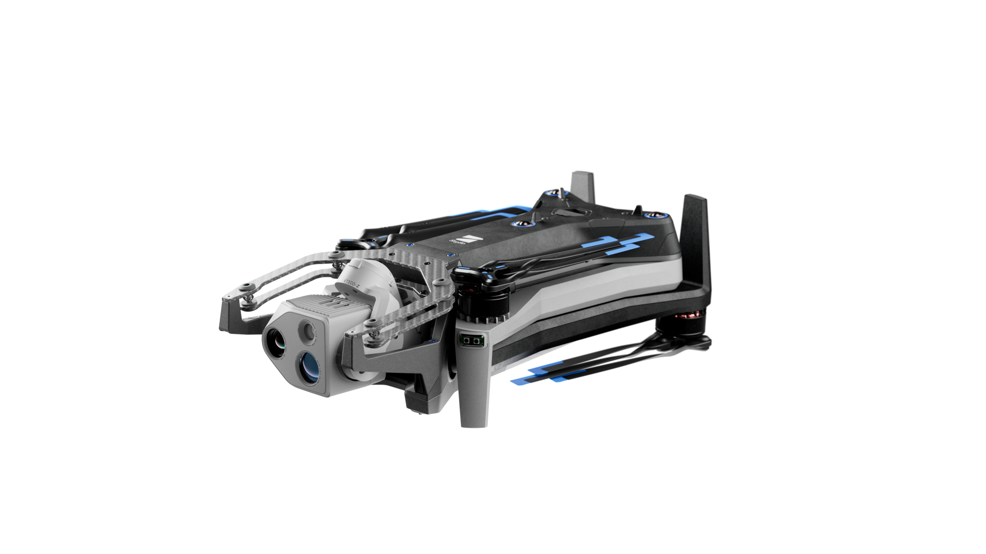 Skydio X10 folded for transport